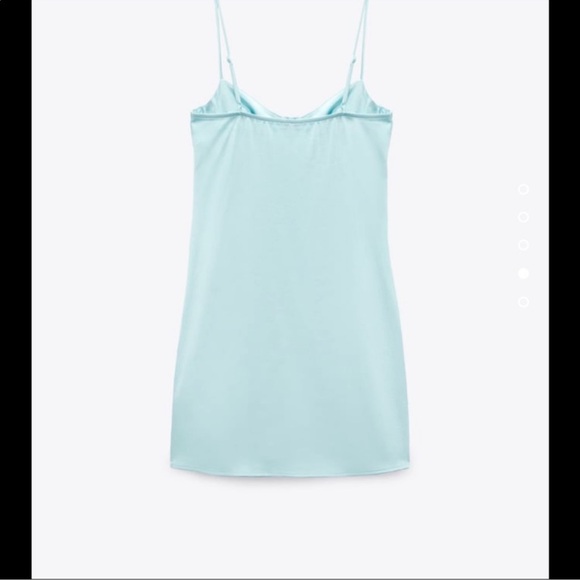 ZARA SATIN EFFECT CORSET DRESS - Picture 5 of 5